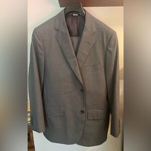 J. Press 2 piece wool suit gray.  Excellent pre owned condition.